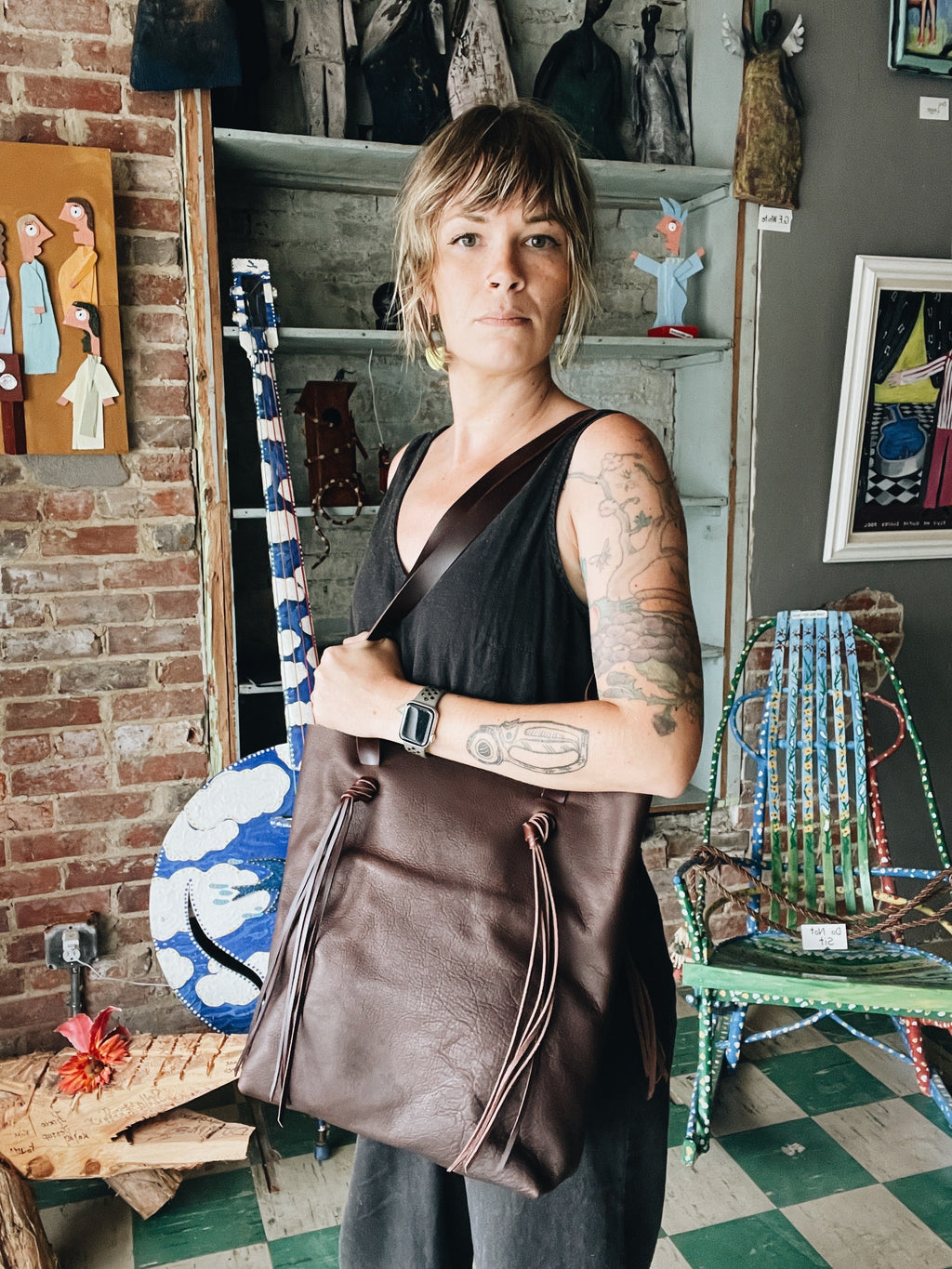 Knotty Tassel Tote
