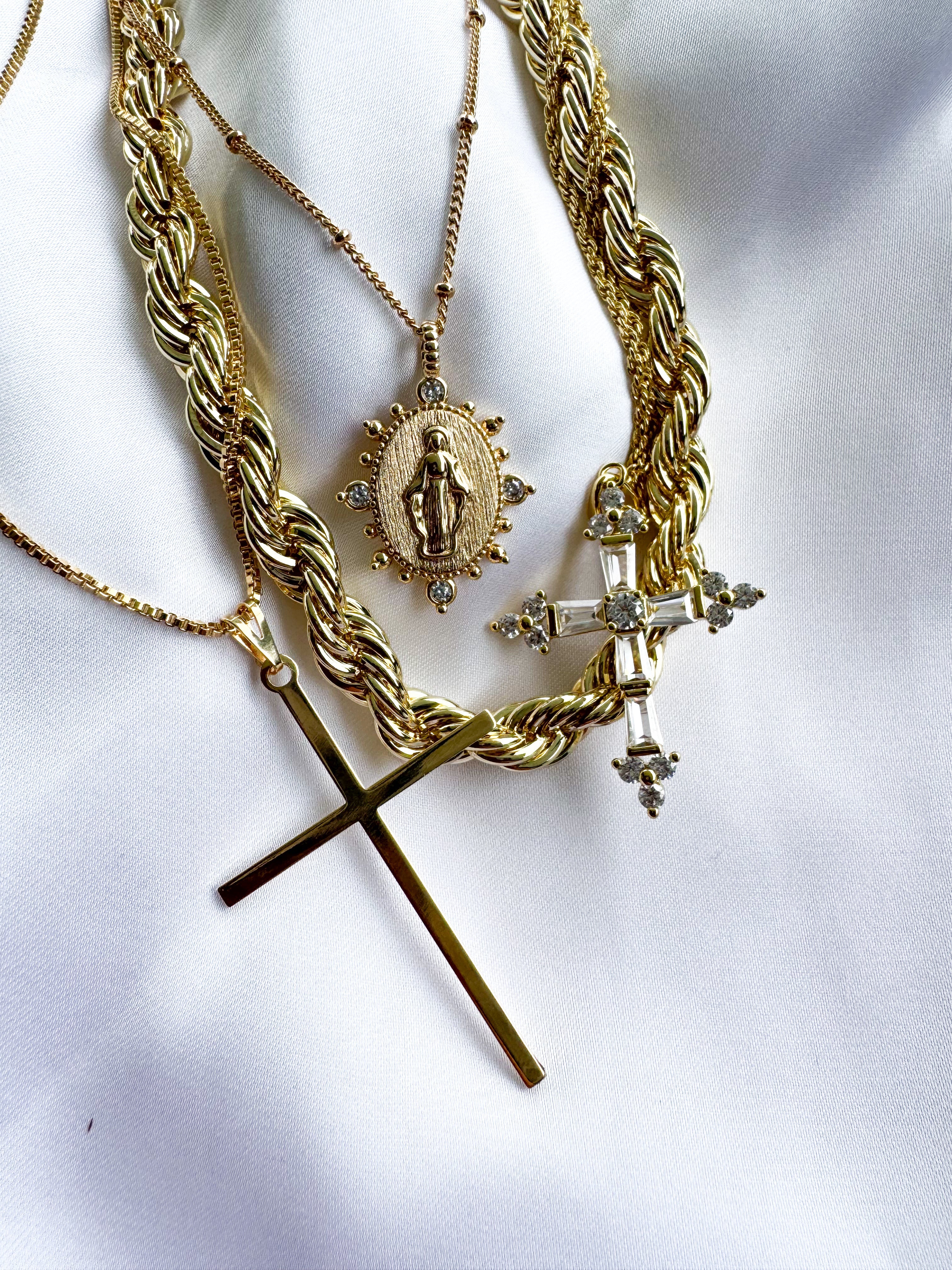 Queen's Cross Necklace
