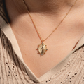 Lady Lourdes Pendant - Gold